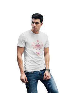 Art Illustration Graphic tees white- printed T-shirts - Men's stylish clothing - Cool tees for boys