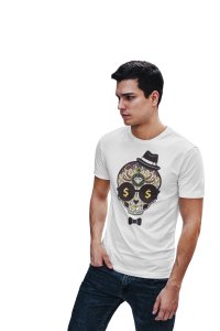 Dollar Art Illustration Graphic tees white - printed T-shirts - Men's stylish clothing - Cool tees for boys