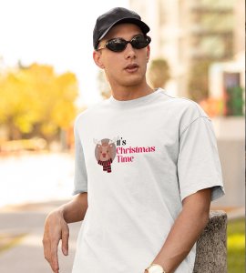 Its Christmas Time : Unique Printed T-shirt (White) Best Gift For Boys Girls