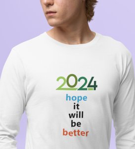 Postive Vibes: Good Vibes DesignedFull Sleeve T-shirt White Unique Gift For New Year Boys Girls