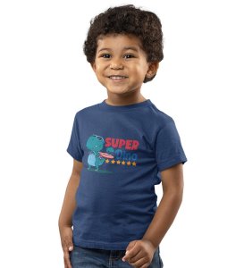 SuperoHero Dino, Boys Printed Crew Neck T-Shirt