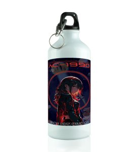 AC-1990 Retro Space Girl Aluminium Printed Sipper Bottle 600ml