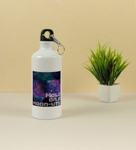 Hold on a Moon-ute Galaxy Girl Aluminium Printed Sipper Bottle 600ml