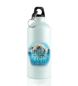 Spiky Style Puffer Fish Art Aluminium Printed Sipper Bottle 600ml