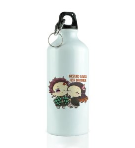 Cutest Sister Anime Duo Design Aluminium Printed Sipper Bottle 600ml