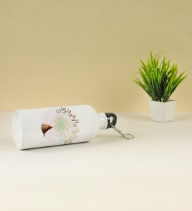 Vibrant Chakri Celebration Design for Diwali Lovers Aluminium Printed Sipper Bottle 600ml